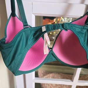 Victoria's Secret Teal and Pink Bra